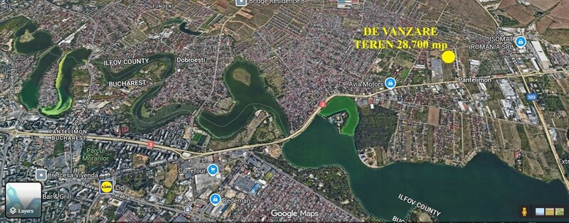 Pantelimon, de vanzare teren,